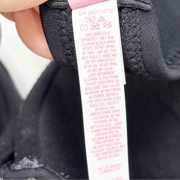 VICTORIA’S SECRET Women’s THE FLIRT BANDEAU Strapless Sequin Bikini Top Size 34D - Picture 8 of 9